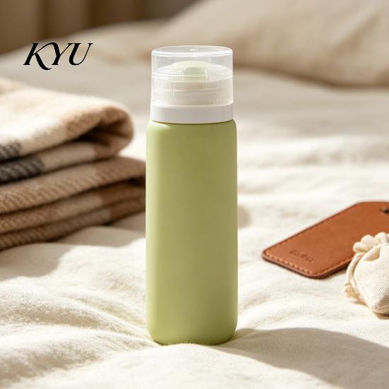 Empty Cosmetic Bottles 1/4Pcs Silicone Travel Bottle for Toiletries, Leak Proof Size Container, Food Grade Refillable Squeeze Bottle, Essentials