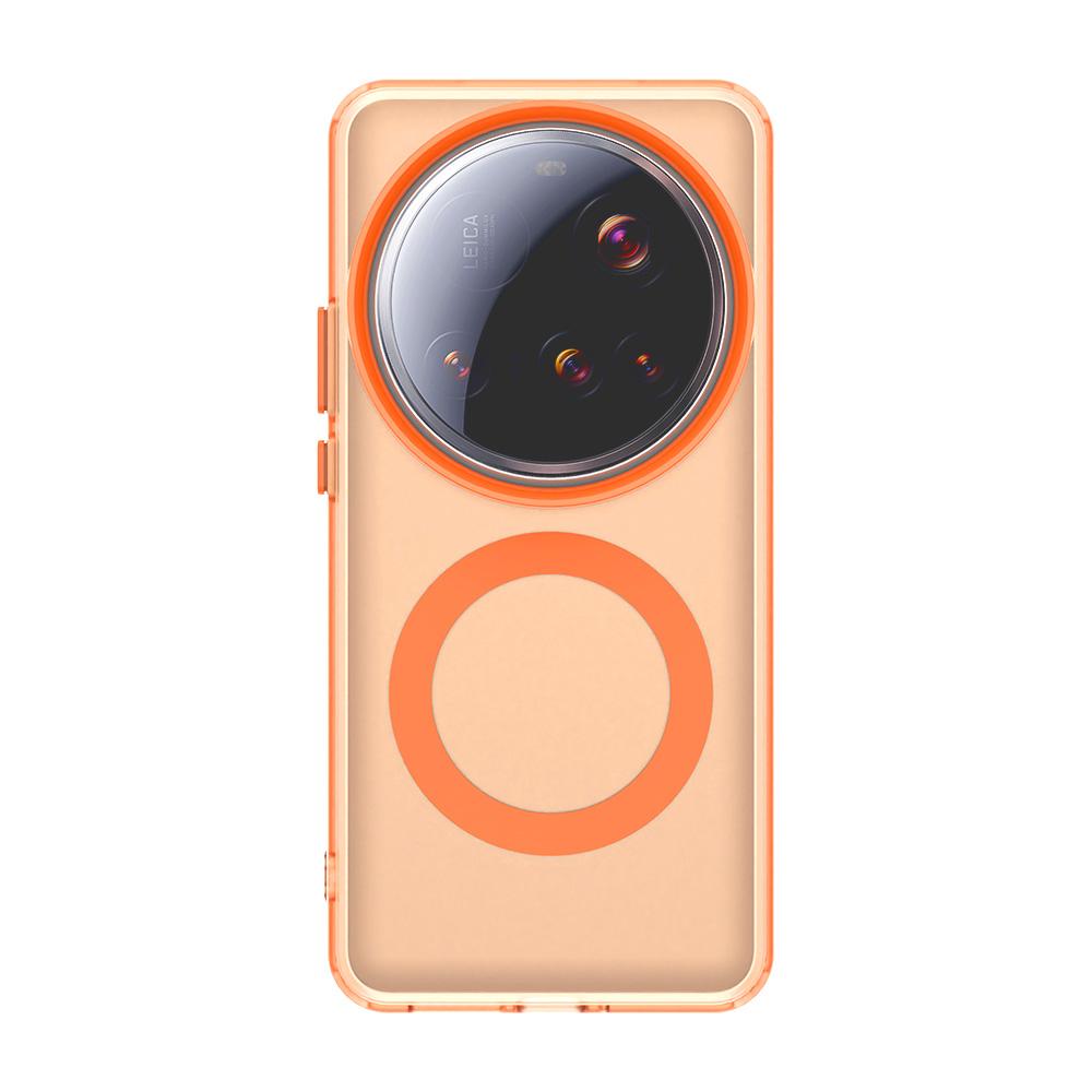 Чехол для Xiaomi 15 Ultra 5G Магнитная беспроводная зарядка Чехол для Magsafe для Mi 15 Ultra Конфетный противоударный бампер