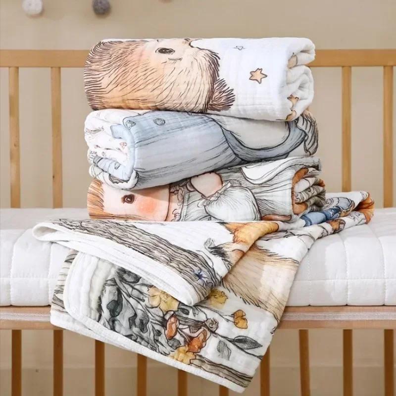 Multi-Purpose Infant Wrap - Ultra-Soft Gauze Receiving Blanket for Newborns & Toddlers for Summer/AC Use