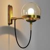 New Industrial Wall Lamps Loft Stair Lighting Glass Sconces Wall Light Modern Luminaire Mirror Led