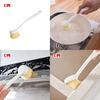 Efficient Pot Scrubber With Long Handle And Plastic Construction For Kitchen Cleaning Tasks