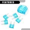 Partuto Set of 5 Mini 15AMP APM/ATM Universal Car Fuse Style Fuse Short
