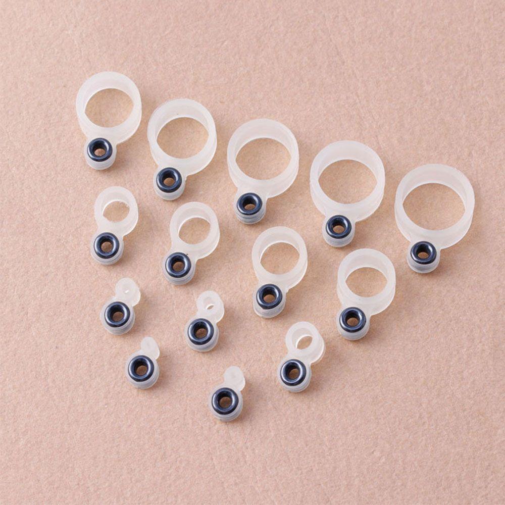 14Pcs Silicone Outdoor Fishing Pole Accessories Rod Guide Ring Rod Clip Fishing Size 1-14