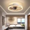 Потолочный вентилятор Nordic Silent Luxury для спальни/ресторана, 110 В, невидимые лопасти, преобразование частоты.