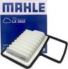 Mahle Air Filter for Suzuki Wagon R, MR Wagon, and Other Vehicles, 207mm Long x 234mm Wide x 45mm High, LX 3522