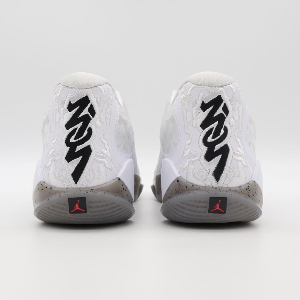 DR0676-106 Nike Jordan Zion 3 Fresh Paint Белый Цементный Серый Красный (Мужской)