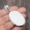 Mother Of Pearl Gemstone Handmade Solid 925 Sterling Silver Jewelry Pendant For Her