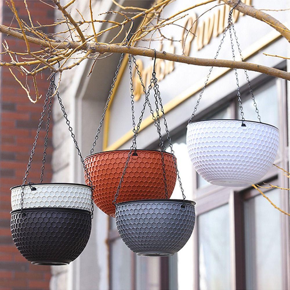 Гидропонный подвесной цветочный горшок в виде пчелиных сот, самополивающийся горшок для растений, подвесная корзина для цветов, цветок