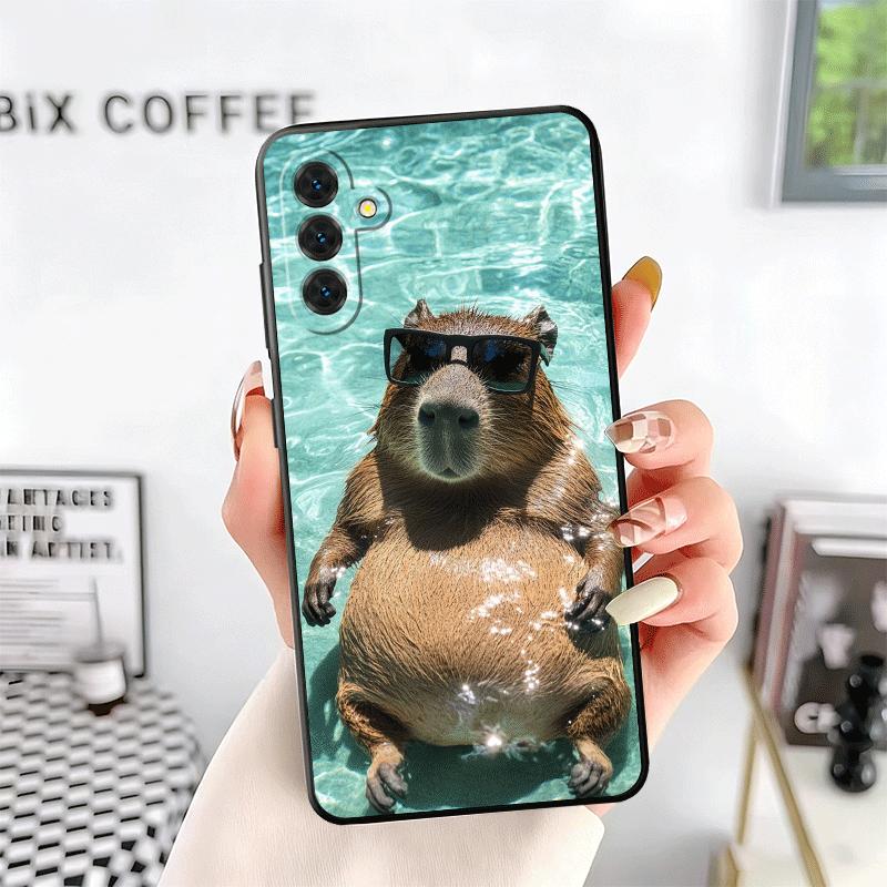 Animal Capybara Cute Soft Phone Case for Samsung A17 A37 A57 A16 A26 A36 A56 A15 A25 A35 A55 A14 A24 A34 A54 A13 A23 A33 A53 A52