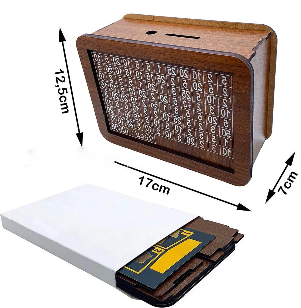 Денежный банк, деревянная копилка для экономии денег для детей, взрослых, детский сберегательный целевой инструмент, копилка со счетчиком