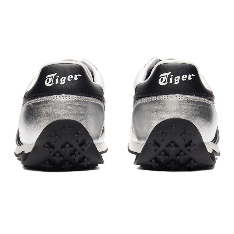 ONITSUKA TIGER Edr 78 Устойчивые к истиранию Низкие Повседневные Кроссовки Унисекс Серебристо-Черные 1183C530-020