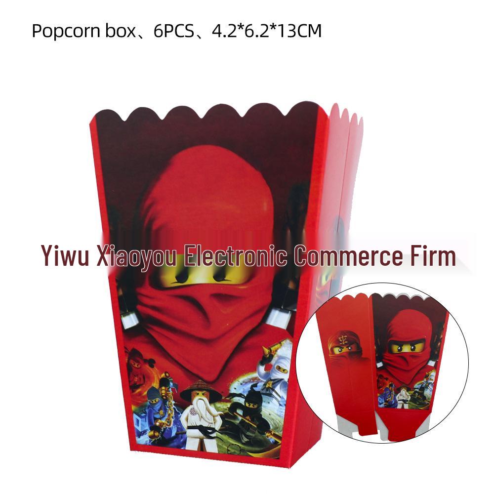 Набор тарелок и стаканов для детской вечеринки в стиле Ниндзяго