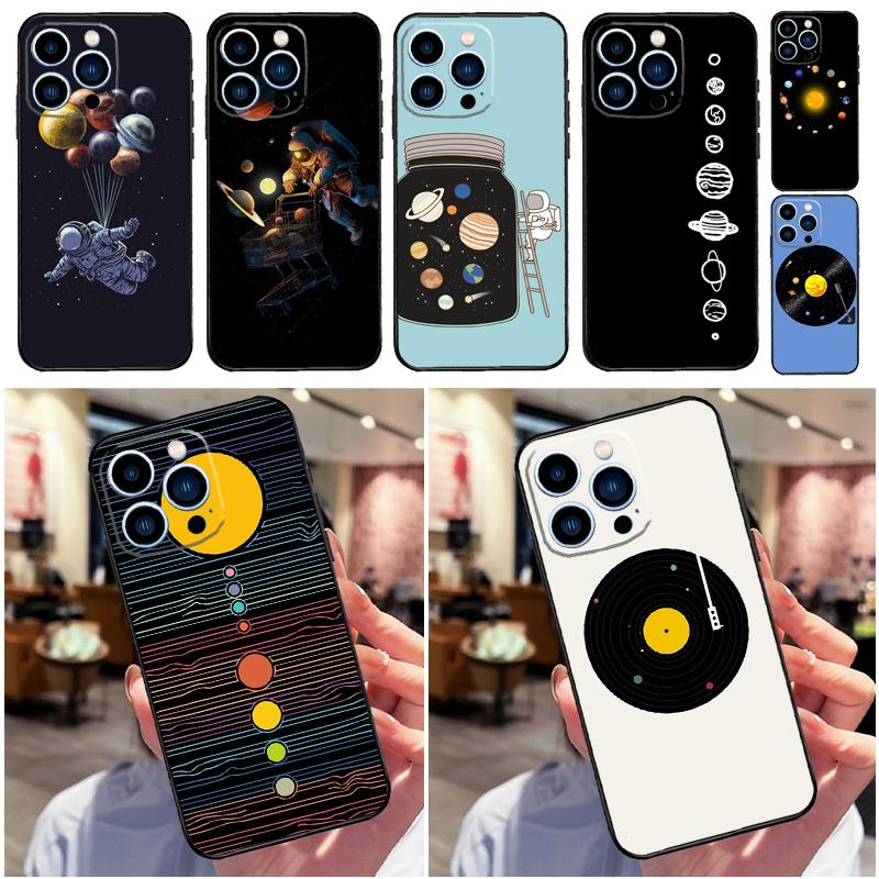 Чехол для телефона «Планеты Космоса Солнечной Системы» для iPhone 16 15 11 12 13 14 Pro Max Mini X XS Max XR Plus Полное покрытие