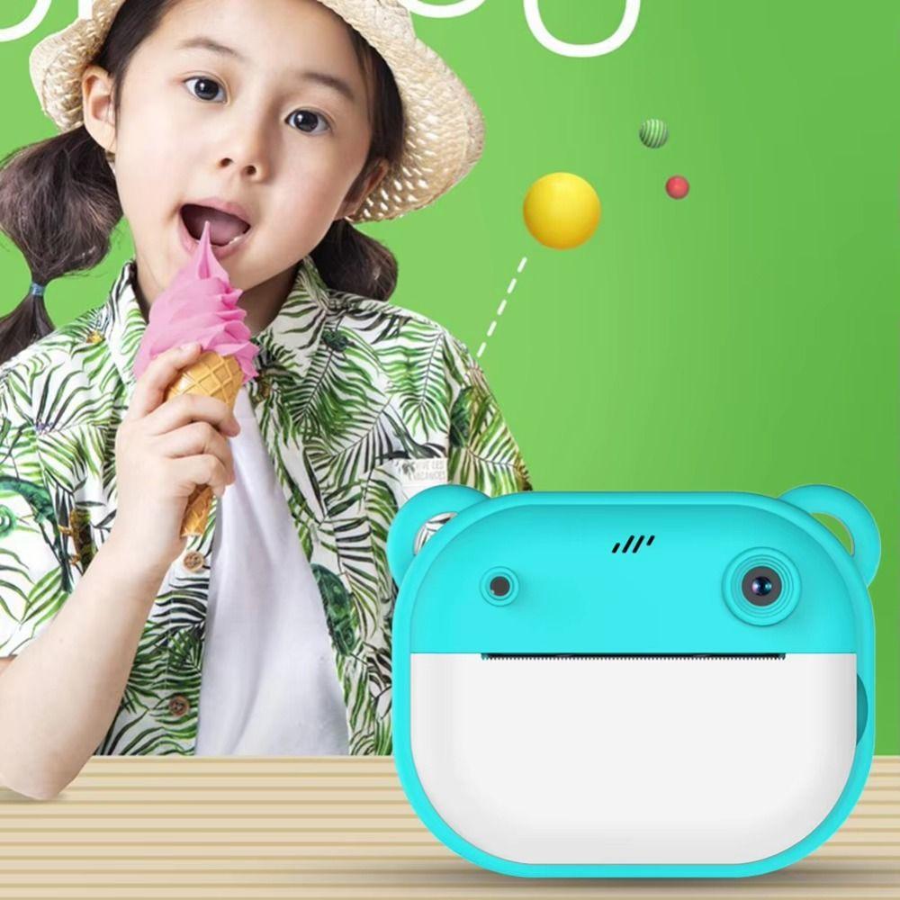 with Print Paper Children Digital Camera 2.0Inch HD Screen Mini Instant Print Toys Educational