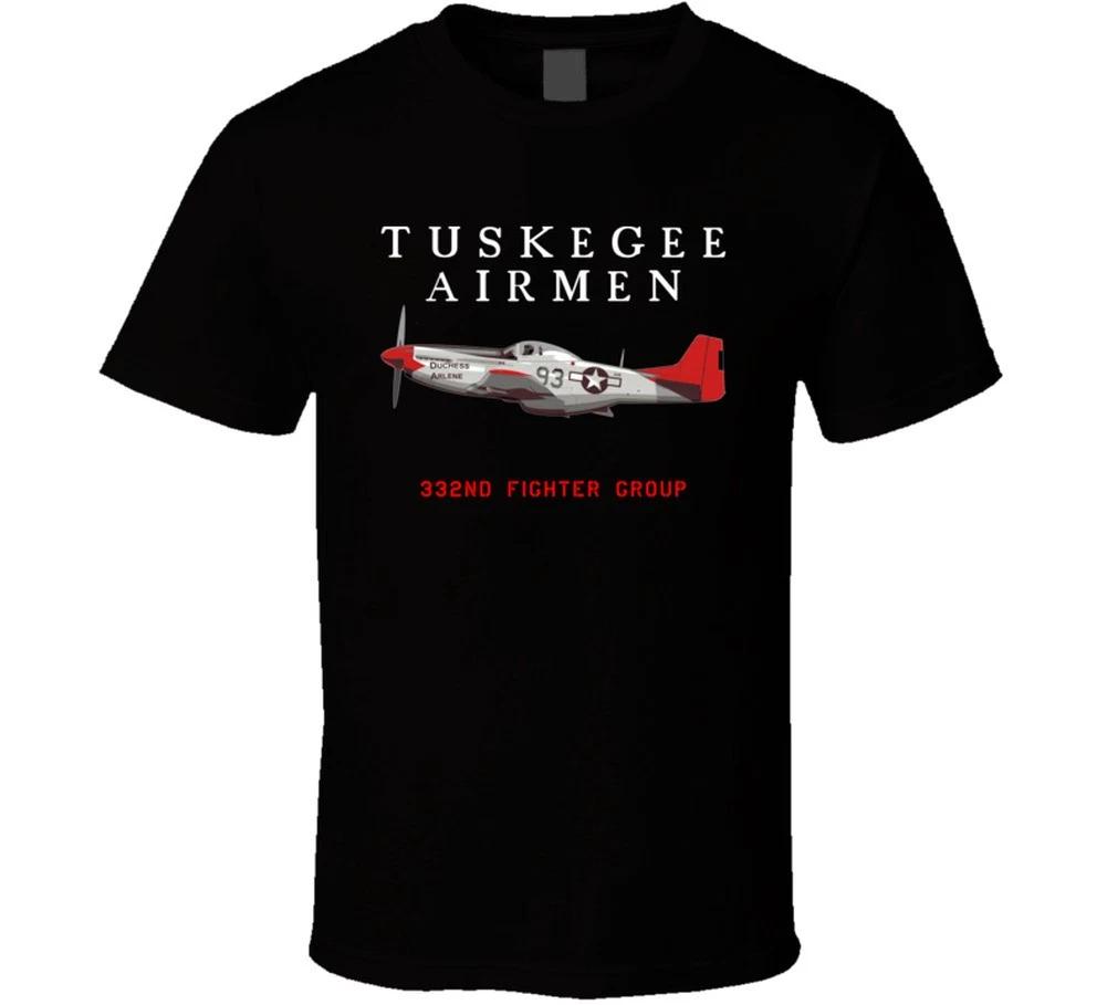 Red Tails Tuskegee Airmen 332nd Fighter Group Logo World War Movie Fan T Shirt
