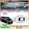 Полное покрытие для Ford Transit Custom Tourneo 2012~2025 Солнцезащитные шторки Задние окна Ветровое стекло Козырек Автомобильные УФ-защитные шторки Аксессуары