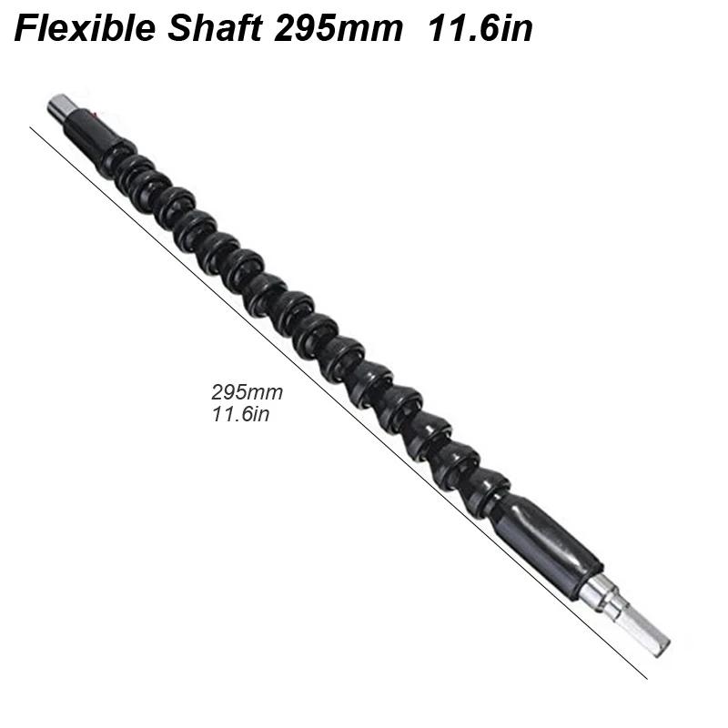 Angle Drill Attachment Screwdriver Adapter Flexible Shaft Soft Extension Holder Screw Driver Magnetic 1/4 Hex Bit Socket Chuck