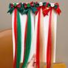 1/2Pcs Vibrant Festive Hairpin Ornament Santa Claus Wig Braid Hair Tie  Hair Accessories