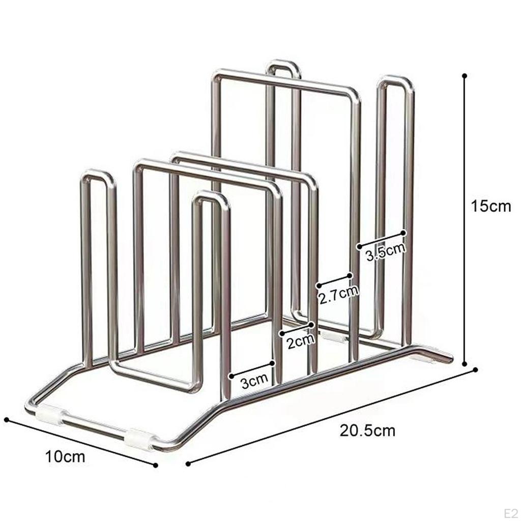 Подставка для разделочной доски, металлическая кухонная утварь, держатель для крышек кастрюль, органайзер для резки