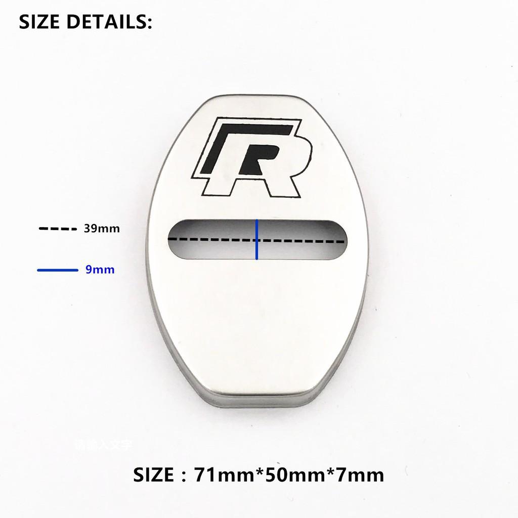 4шт автомобильный дверной замок защитная крышка дверной замок наклейка