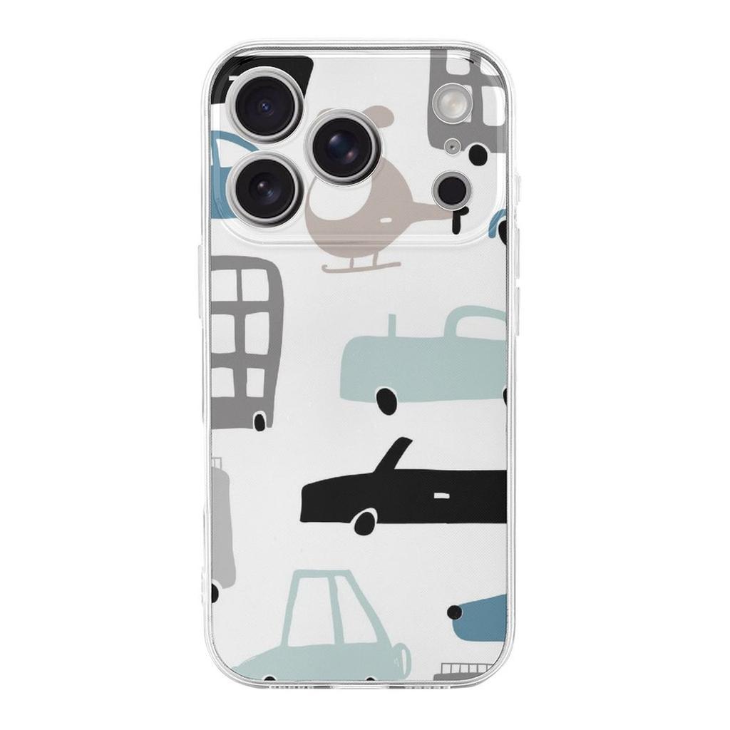 1 Pack For Iphone 17/17Air/17Pro/17ProMax Transparent TPU Anti-Smudge Protective Case With Cushion Corners And Raised Edges