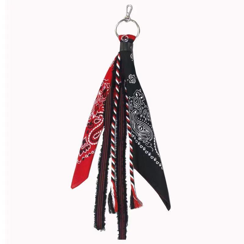 Брюки в стиле хип-хоп с цветком кешью, шарфом и цепочкой для мужчин и женщин - подвеска-лента National Trend