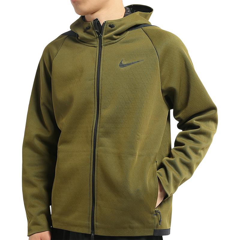 Nike Мужские куртки и пальто Therma Зеленые 932037-395