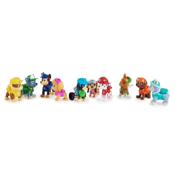 Coffret 10 figurines Pat' Patrouille - Édition 10eme Anniversaire - SPIN MASTER - Des 3 ans