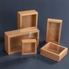 8 шт. выдвижных подарочных коробок, простые однотонные коробки из крафт-бумаги с окошком, праздничная упаковка для небольших подарков, коробки-ящики, подарочные коробки на день рождения, подарки невесте