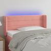 VidaXL LED Headboard Bedroom Furniture Single Bed Accessory Headboard Bed Frame Interior Pink 3123417
