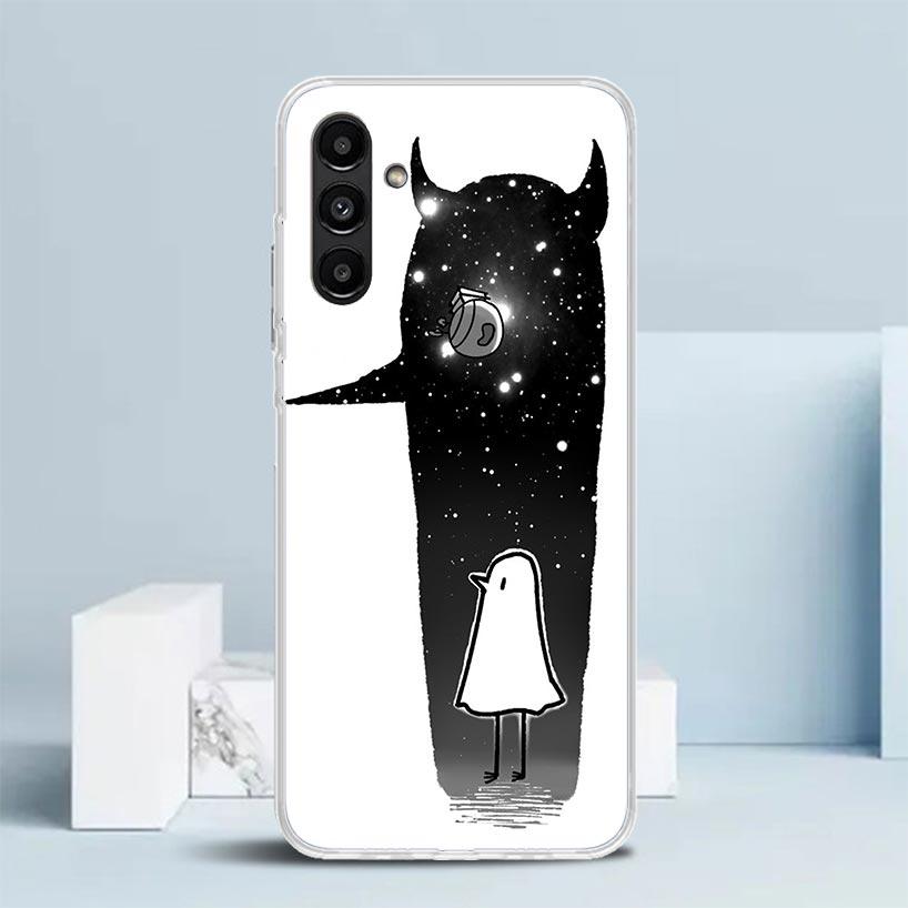 Чехол Oyasumi Punpun для Samsung Galaxy A17 A37 A57 A16 A26 A36 A56 A15 A14 A55 Чехол для телефона A13 A53 A25 A35 A24 A34 A23 A33 Galax