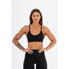 Seamless Sports Bra | Black | Seamles Bras | Thin Ribbed Model |