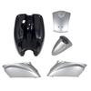 Bike Parts Center Today Genuine Type Exterior Set, 5-Piece Set, Silver, Painted Cowl, Honda Today AF61, 304512