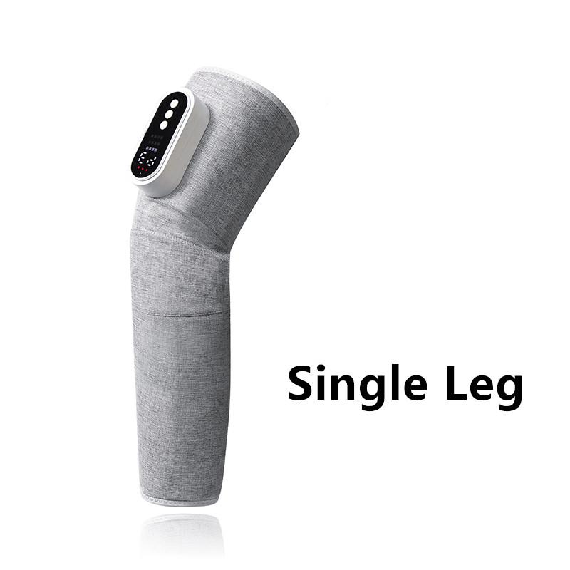 Электрический массажер для ног с воздушной подушкой, компрессионный портативный массажер с 3 скоростями, горячий компресс для бедер и голеней, обертывание на 360°, расслабление мышц