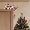 Christmas Door Topper Wooden Door Corner Decor Snowman Reindeer Santa Sign for Home Party Door Frame Decoration