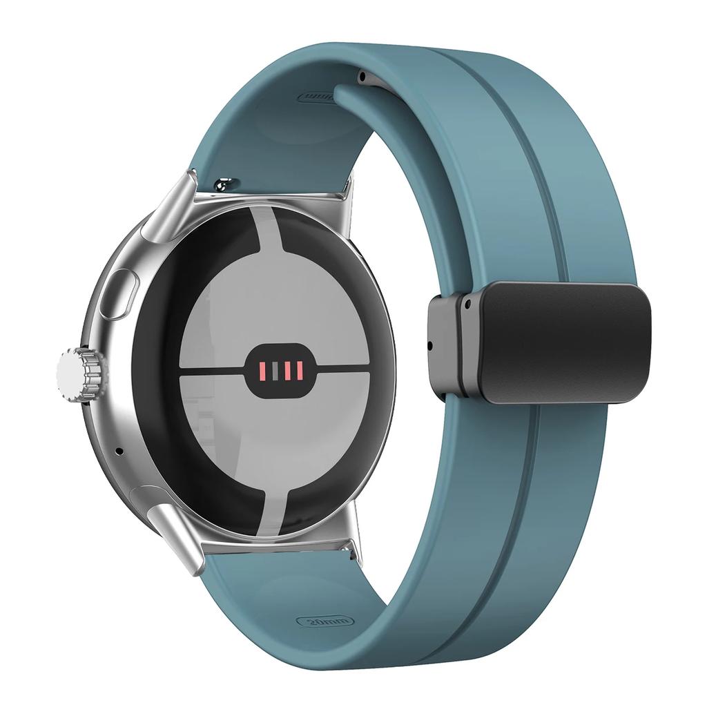 НОВЫЙ силиконовый ремешок для Google Pixel Watch 3 45 мм, ремешок для Google Pixel Watch 1 2 3 41 мм, магнитный браслет-аксессуар