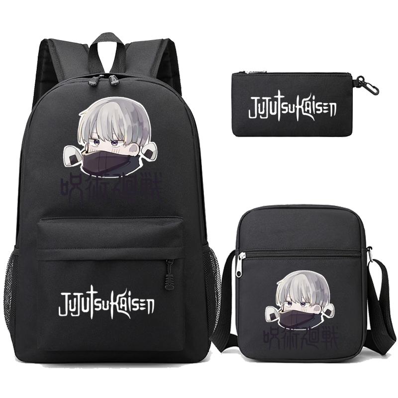 3 шт./компл. аниме рюкзак для мальчиков и девочек легкие сумки Hildren обратно в школу школьный рюкзак студент Kawaii рюкзак