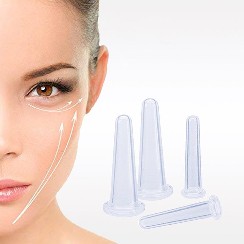 Kell 2x силиконовые чашки для лица, лица и глаз, массажные чашки с вакуумным присасыванием и лифтингом