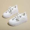 Fashion Thick Sole Perforated Shoes Woman Wide Heel Oxford Brand Luxury Women Ladies Platform Sneakers Sports Athletics Trend