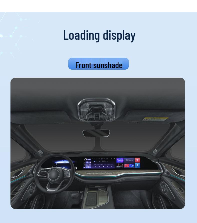 Подходит для Great Wall Haval H6L: Автомобильная солнцезащитная шторка на окно с теплоизоляцией, защитой от солнца, для обеспечения конфиденциальности и для использования в походе.