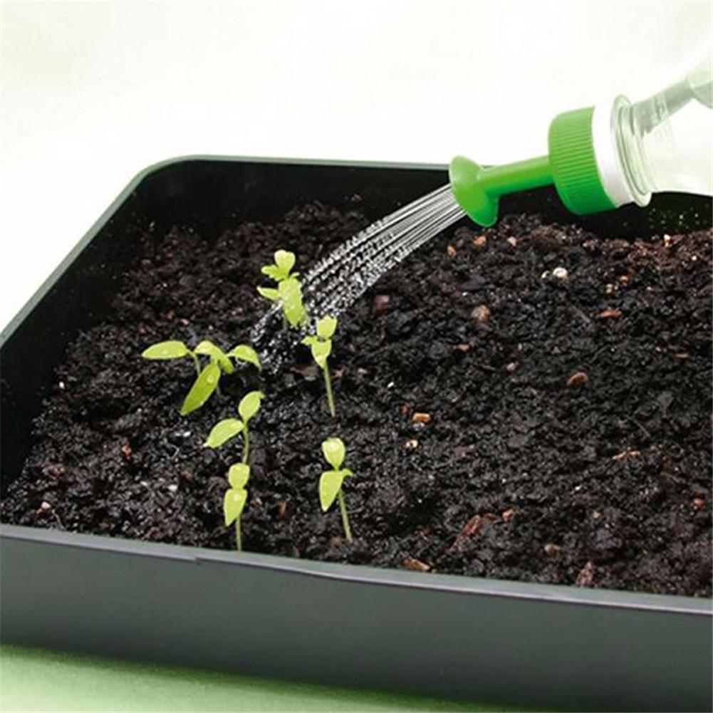 100Pcs Bottle Cover Nozzle Plants Potted Bonsai Watering Sprinkler Head Office Family Flower Watering Beverage Bottle Irrigator