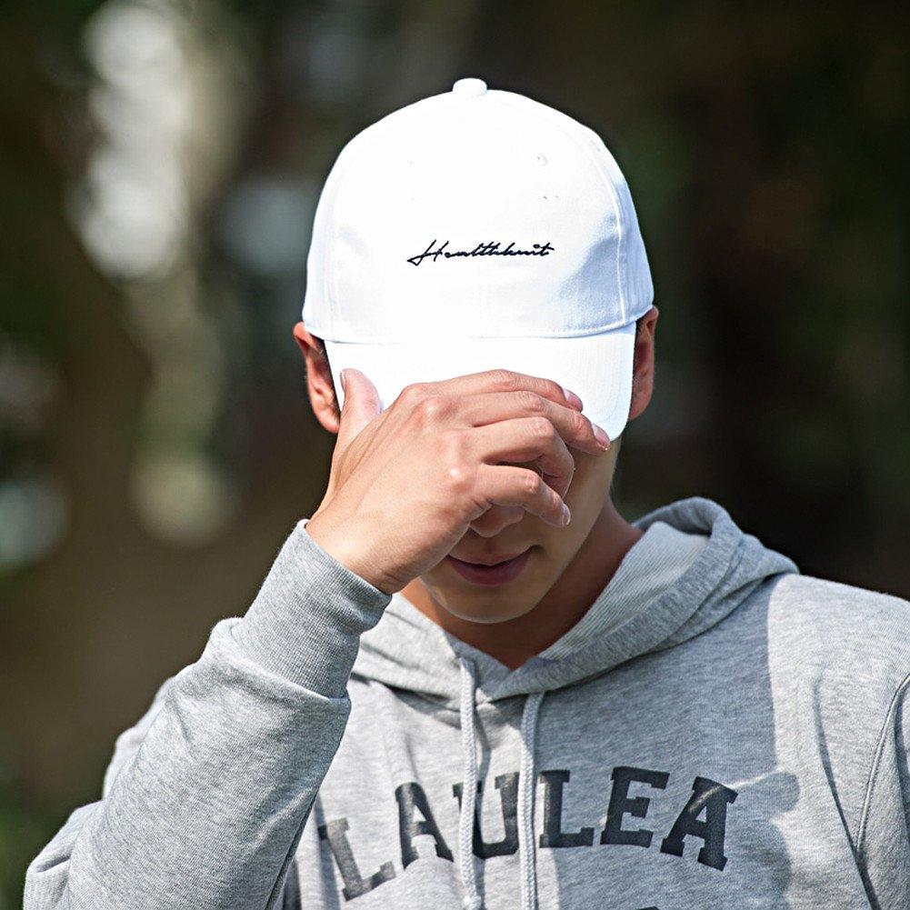 Unisex Cap Hat Twill Embroidery Logo Print CAP Cotton FREE 46 [Health Knit] Men's 291-4074 [-] (Free Size) (IND/Indigo)