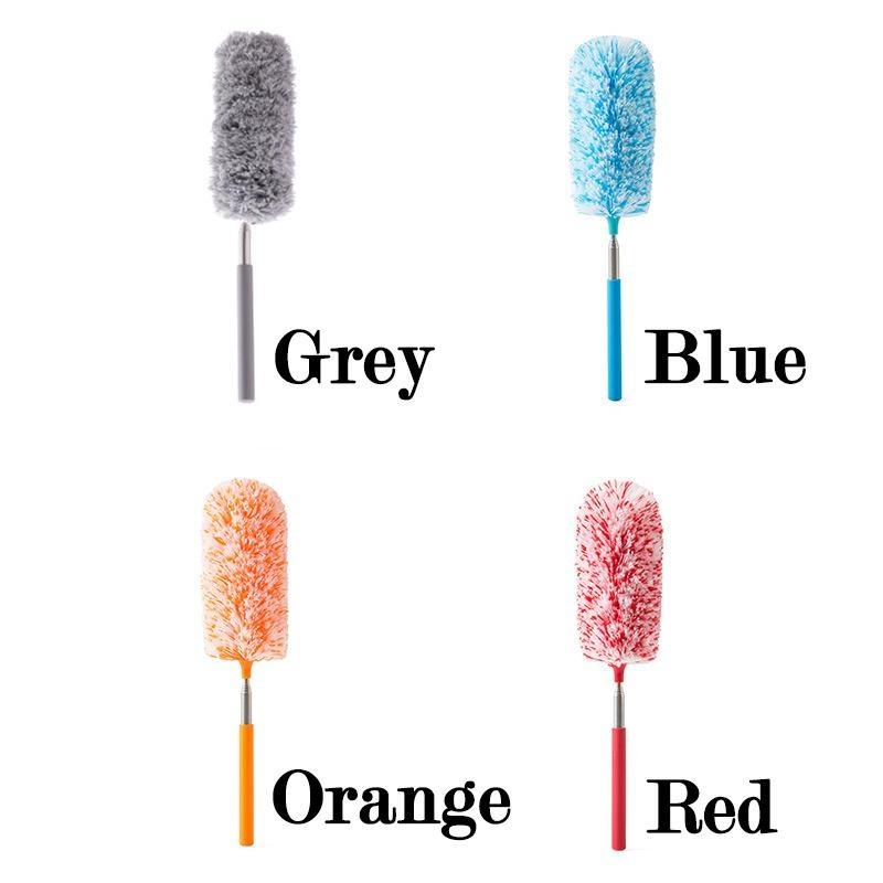 1Pc/2Pcs Extendable Feather Dusters Telescopic Long Handle Microfiber Cleaning Brush Washable Dusters for Car Home Office Furniture Cleaning Tools