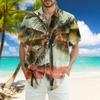 Men's Fashion Loose Hawaiian Printed Short Sleeve Beach Shirt