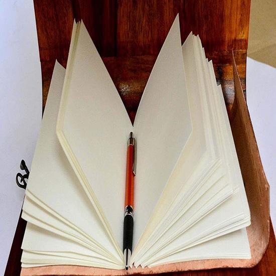 Ежедневник из кожи «Дерево жизни» с замком C-Lock 15,24 см Подарки для мужчин и женщин