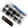 RC Screw Kit Repair Tool Box Hardware Fastener Replacement Bolt and Nut Set with Hex Wrench Swingarm Pin Screw Kit for Wltoys 1/14 Scale 144001 RC Car