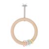 Bird Cage Round Perch Wooden Swing Design Multifunctional Bite Proof Parrot Perch Stand Toy