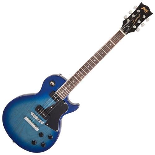 Blitz By ARIA BLP-SPL SBL See-through Blue Blitz Aria Electric Guitar Les Paul Special Type See-through Blue