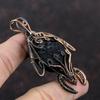 Черный турмалин грубый кулон медная проволока обернутый драгоценный камень кулон ручной работы черепаха кулон медная проволока обернутый ювелирный подарок на годовщину