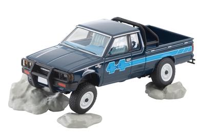 TOMYTEC Tomica Limited Vintage Neo Nissan Truck 4X4 King Cab североамериканская спецификация синий готовый продукт 332855 1/64 LV-N321b